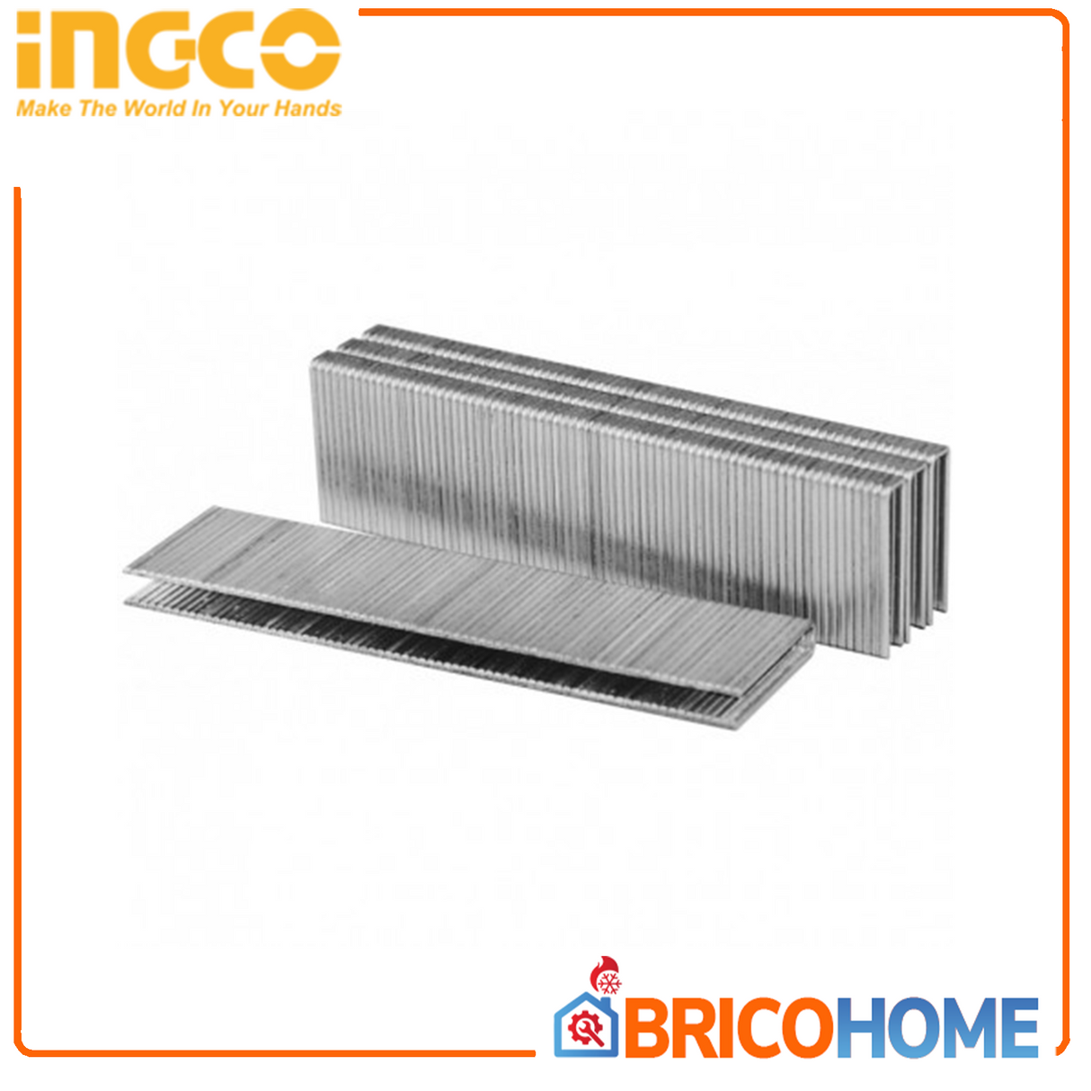 Punti per chiodatrice/graffettatrice da 25mm 1,25X1,0mm INGCO