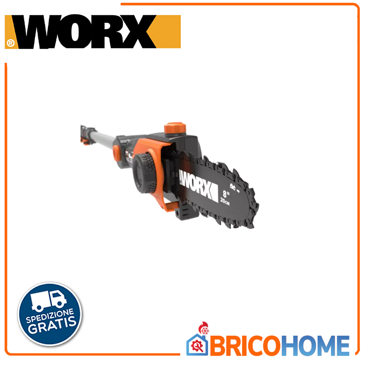 20V 2Ah batteriebetriebener Teleskop-Astschneider - WORX WG349E
