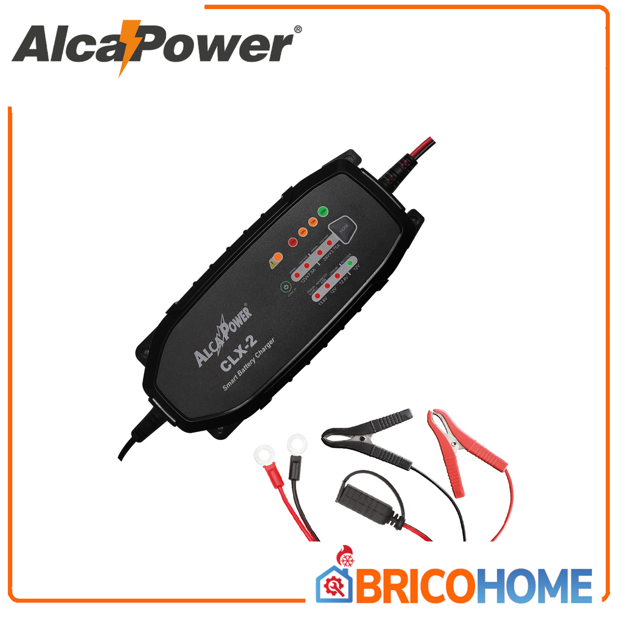 Automatic Switching Battery Charger with charge maintainer function 7.5A 12/24V - ALCAPOWER