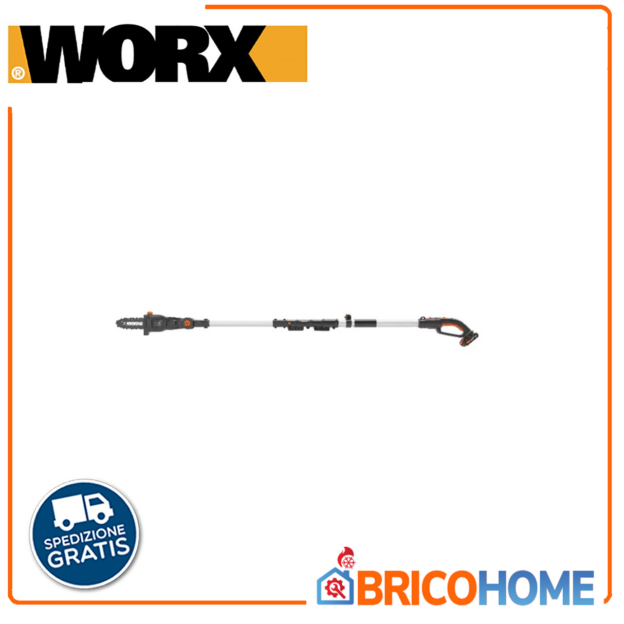 20V 2Ah batteriebetriebener Teleskop-Astschneider - WORX WG349E