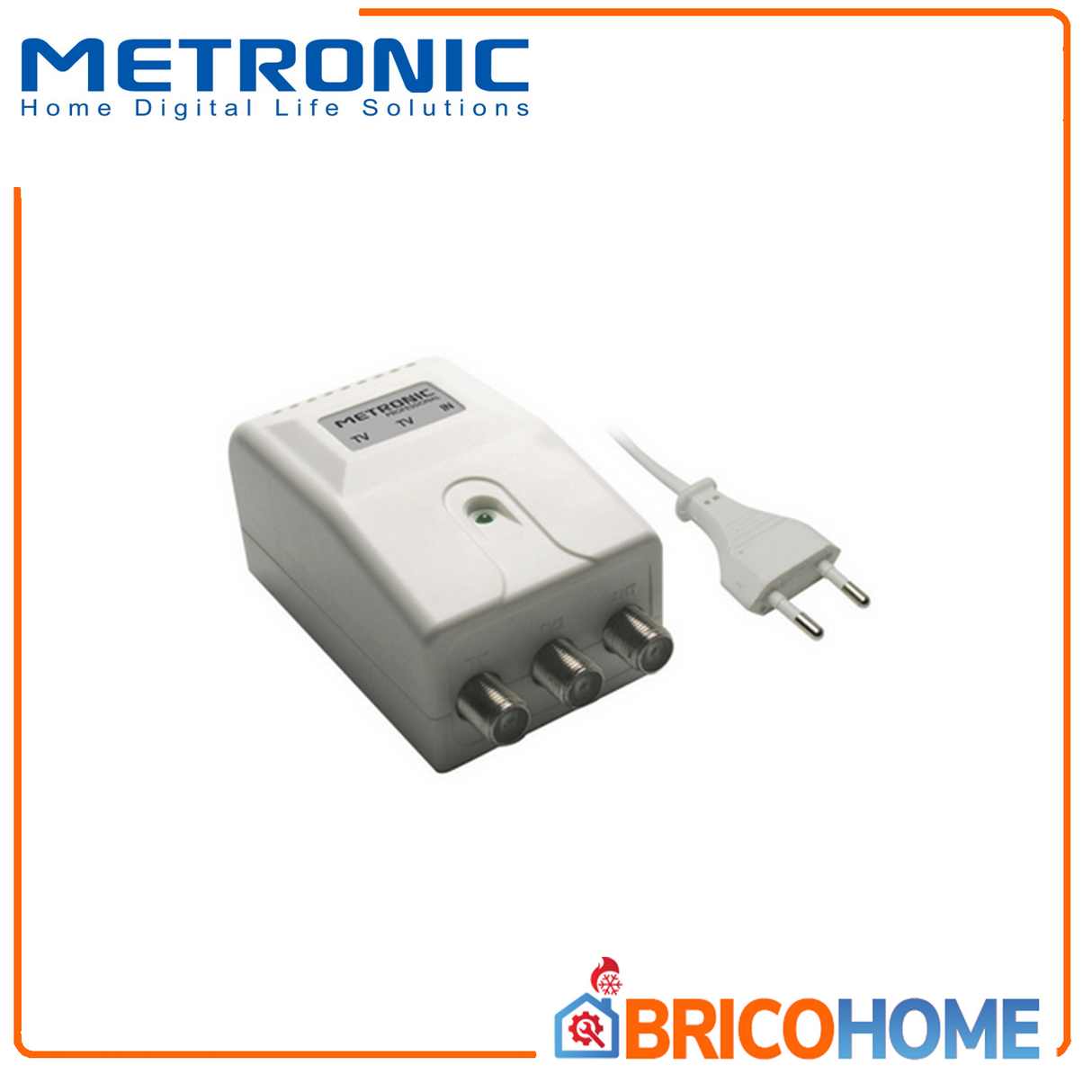 Power supply for Antenna Amplifiers 200 mA 1 input - 2 METRONIC outputs