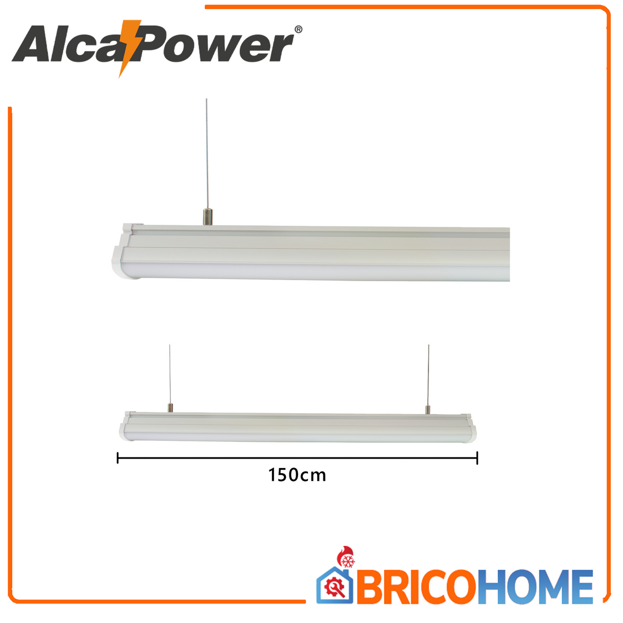 Plafoniera LED Rail IP44 60W 150cm 4500K