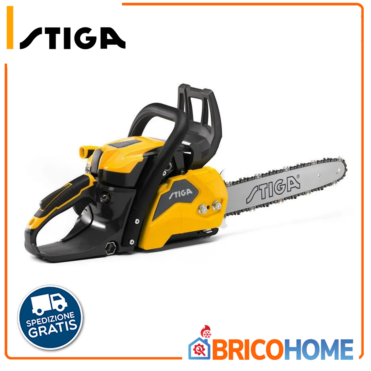 Motosega a scoppio 38,5cc barra 35cm 14" - CS 540  STIGA