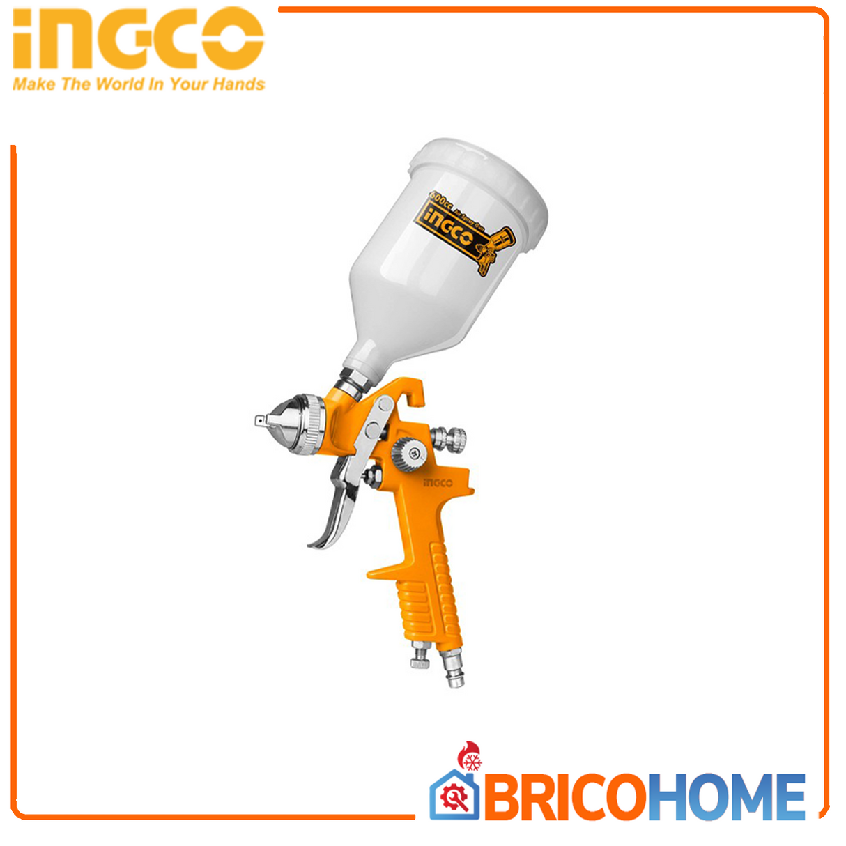 Airbrush mit oberem Tank, 600 cm³, 1,4-mm-Düse