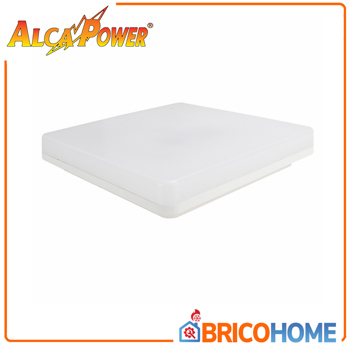 Plafoniera LED IP54 CCT 24W 2000lm quadra bianca
