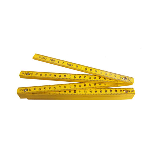 Doppio metro in plastica giallo - Vola