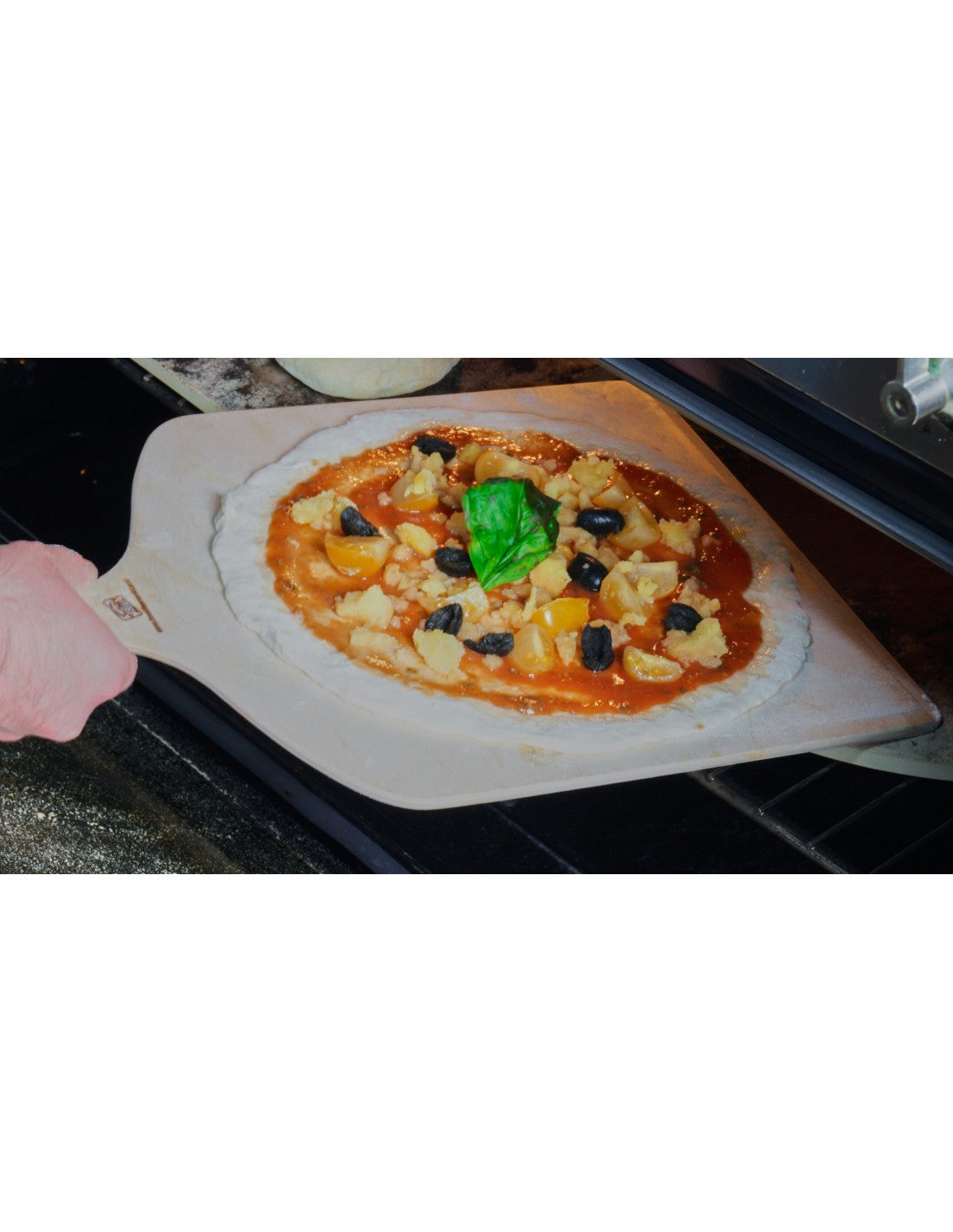 Pala per Pizza in legno di betulla dimensioni 41x33 cm spessore 0,6mm