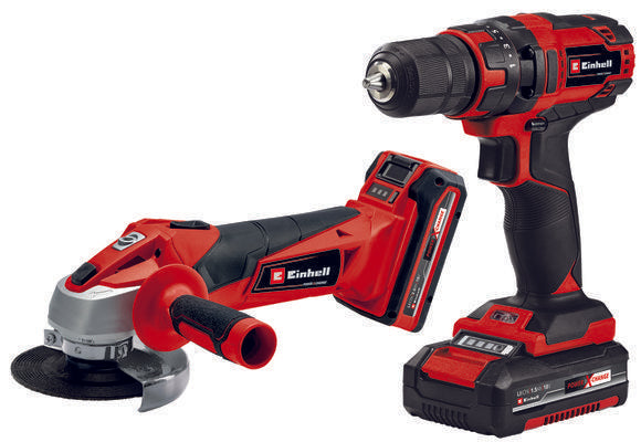 Bohrschrauber + Schleifer-Set 18V TC-TK 18 Li Einhell Kit