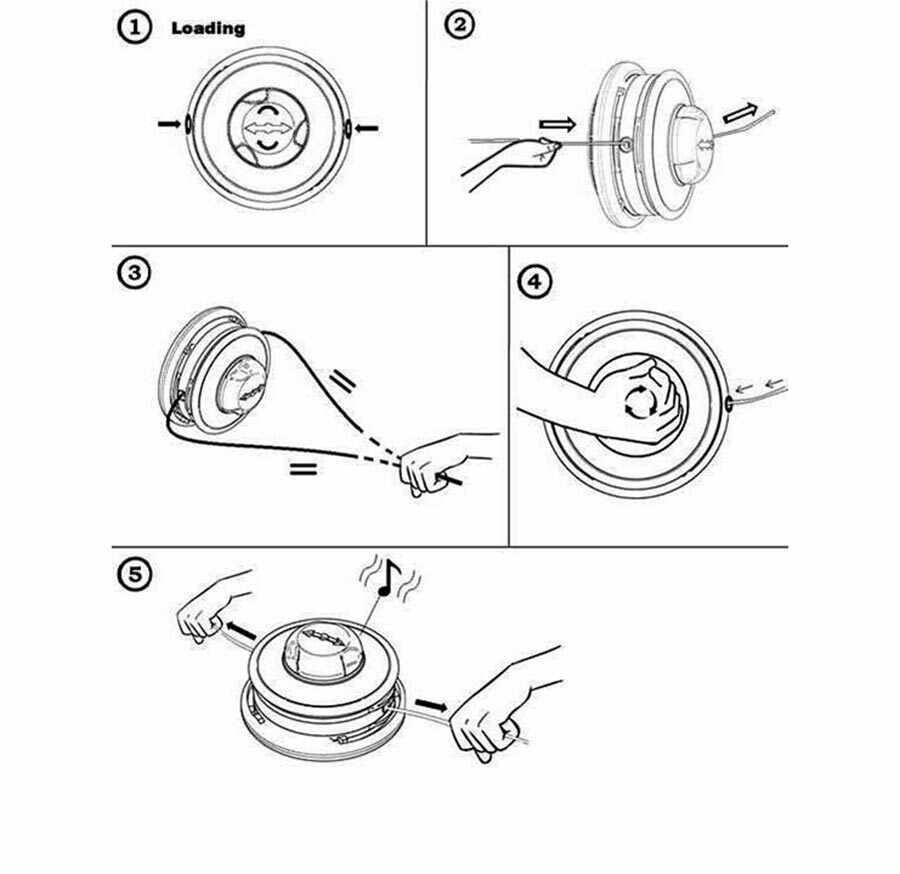 ArnoPlast Mach1 automatic universal head for 2-wire brushcutters