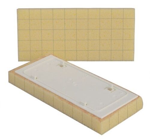 Spare sponge for white cleaning with cuts 13x30 cm - "Sweepex" Raimondi