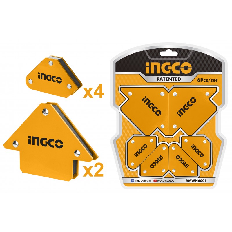 Set of 6 magnetic supports for INGCO welding machine