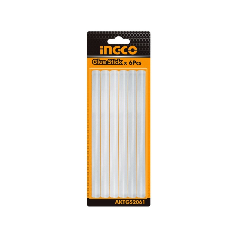 Colla termofusibile in stick 6pz 11,2mm X 20cm INGCO