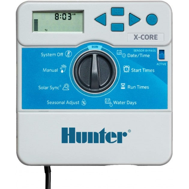 Controller 8 Stations Hunter X-CORE XC-801i-E Irrigation Vegetable garden and garden