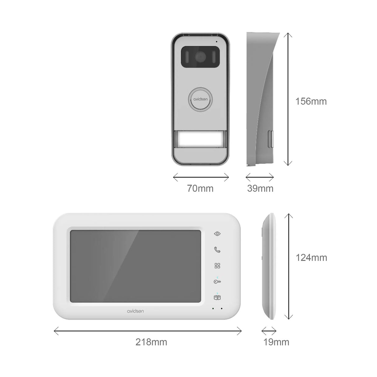 Avidsen Videocitofono connesso Elia Smart 2 - 112302
