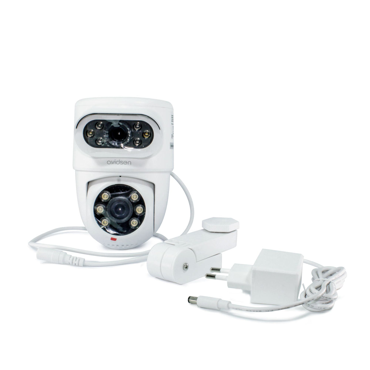 Avidsen Telecamera IP motorizzata 2K per esterni con doppio obiettivo HomeCam Dual PTZ 127156