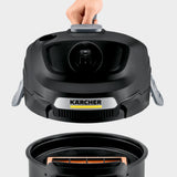 Kärcher AD 4 Premium – Aspiracenere 600 W con Filtro Ignifugo e Serbatoio Metallo 17 L – Per Cenere Fredda, Stufe a Pellet, Camini e Barbecue – Sistema ReBoost