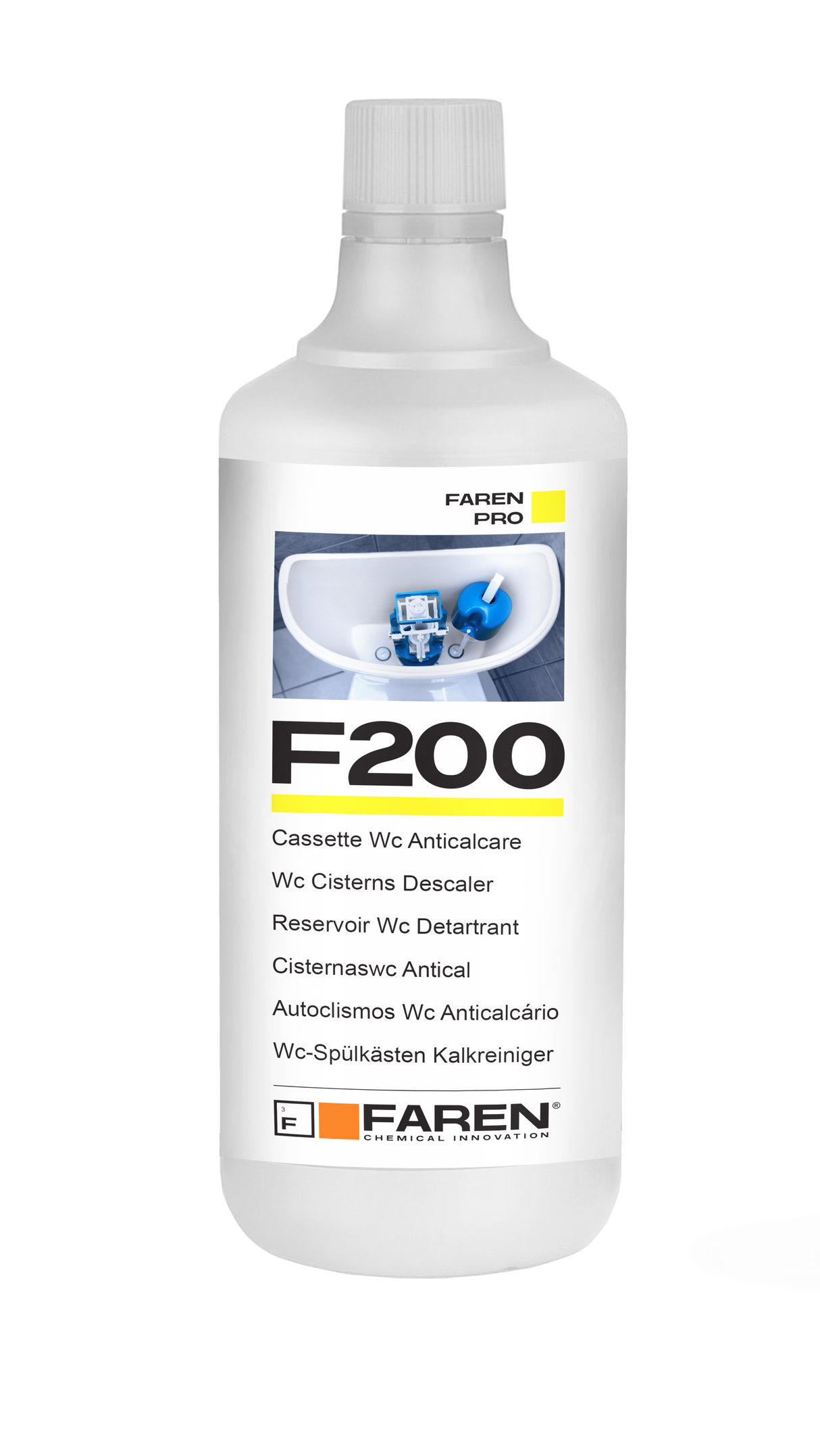 Disincrostante anticalcare per cassette WC - F200 PROFESSIONAL - FAREN