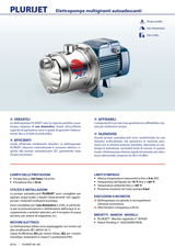 Kit Pedrollo Elettropompa PLURIJETm 4/100X 1,0 HP + Presscontrol EASYPRESS 1,5 BAR [BUNDLE]