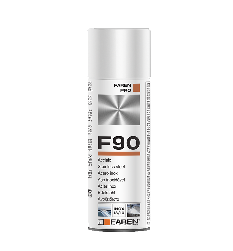 Spray acciaio inox 18/10 400ml F90 FAREN