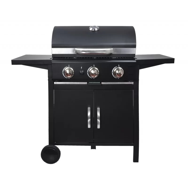 Barbecue a gas a 3 Fuochi Black X3