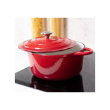 Casseruola Cocotte in ghisa ovale con coperchio 29cm 4 litri - Cucinotta La Nordica