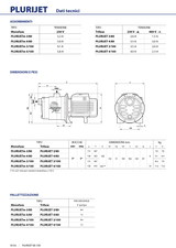 Elettropompa multigirante autoadescante PEDROLLO PLURIJETm 3/100 0.75 HP silenziosa