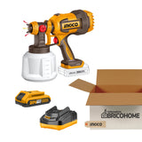 Kit INGCO Aerografo a batteria 20V + Batteria 2.0Ah + Caricabatteria rapido [BUNDLE]