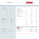 Ariston FAST R X Scaldacqua a Gas Istantaneo a camera aperta