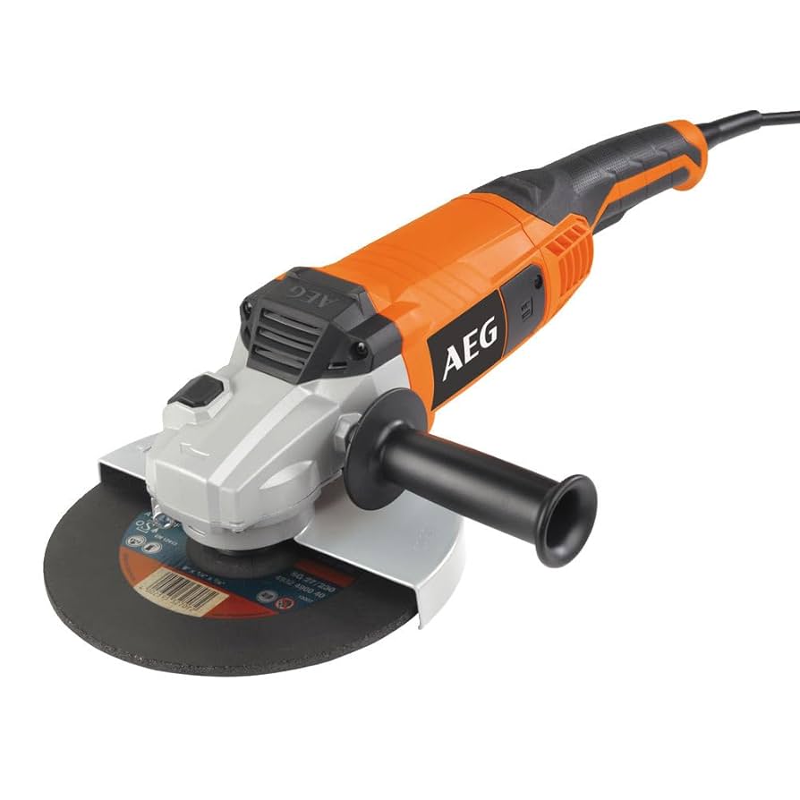 Grinder 2200 W with disc diameter 230 mm AEG