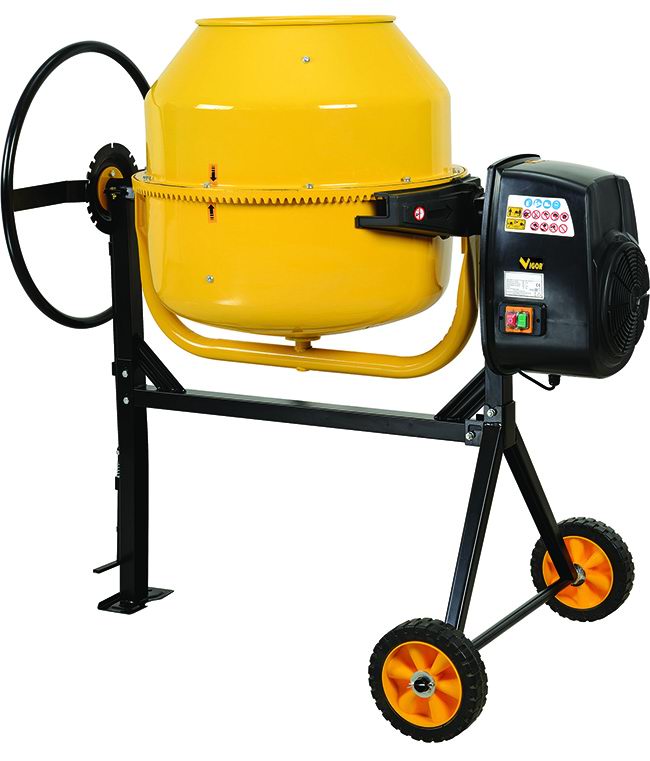 VIGOR Betoniera Elettrica 180 Litri motore 800W 220V | IP44