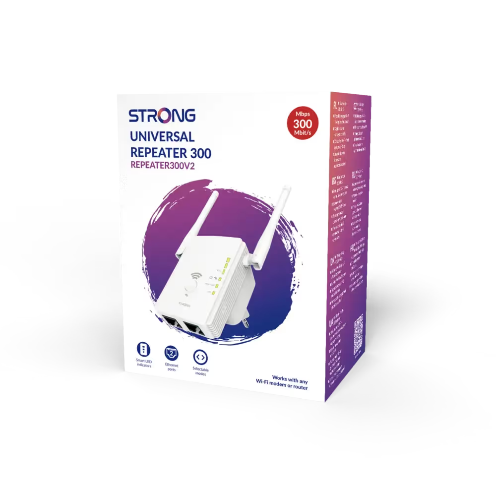 STRONG Repeater Wi-Fi universale 300 Mbps - 300V2