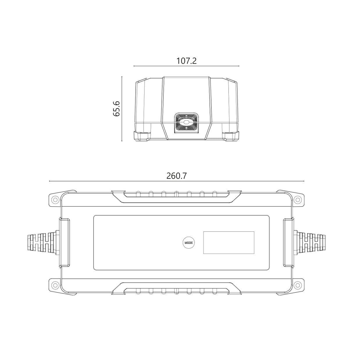 ALCAPOWER SX-2 Caricabatterie Automatico 10A 12/24V | 4–240Ah | LiFePO4 & Piombo