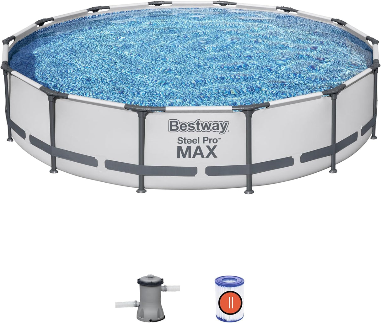 Set Piscina fuori terra Steel Pro MAX™ da 4.27 mt x 84 cm Bestway 56595