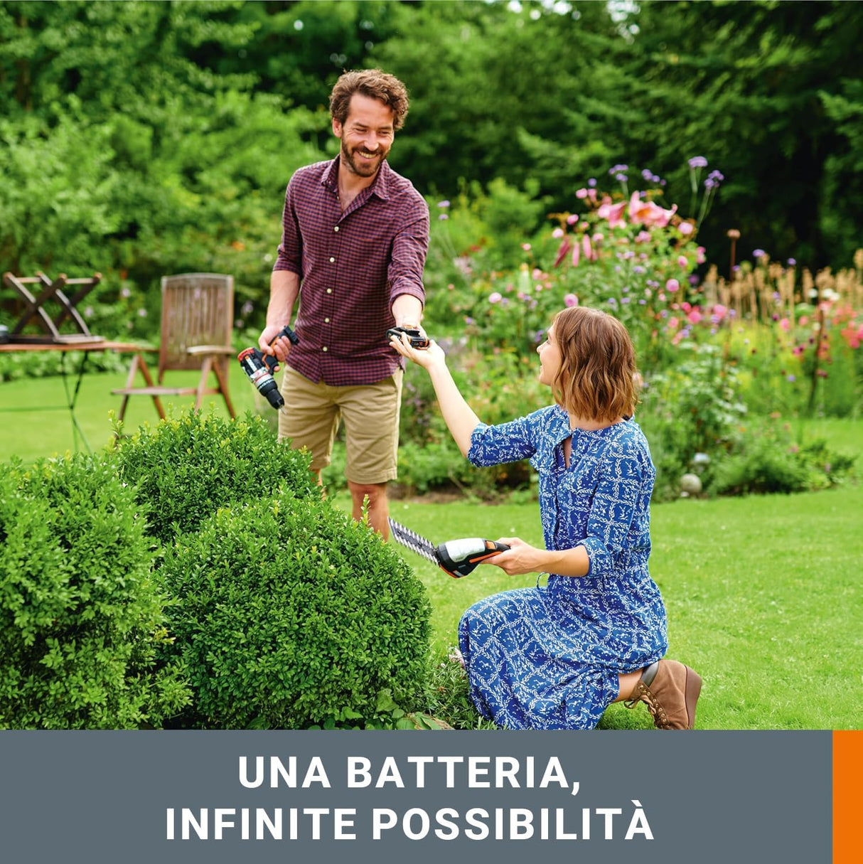 WORX Batteria Litio 20V 2,0Ah - WA3639