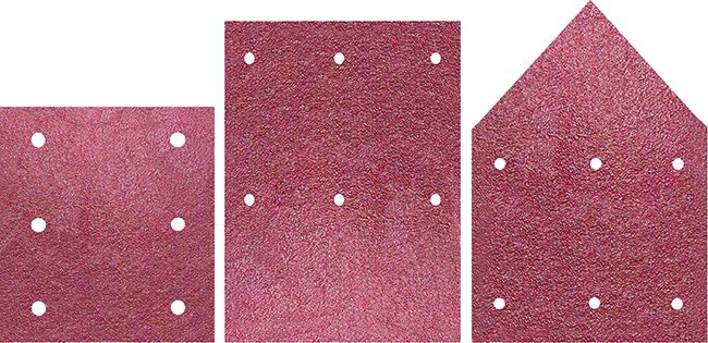 VIGOR Carta abrasiva per levigatrice VLP-240 – 6 Pezzi misti