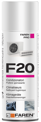 F20 FAREN disinfectant sanitizing spray for air conditioners and air conditioners