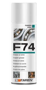FAREN – Grasso al Rame Spray F74 | 400ml | Antigrippante Alta Temperatura | Fino a 1000°C