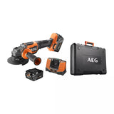 AEG Smerigliatrice Angolare AEG BEWS 18-125BLPX2-602C – Brushless 18V, 2x6.0Ah, Valigetta Inclusa
