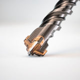 BORMANN Pro Punta rotativa diamantata SDS-MAX Φ32x1000mm quattro taglienti - BHT4156