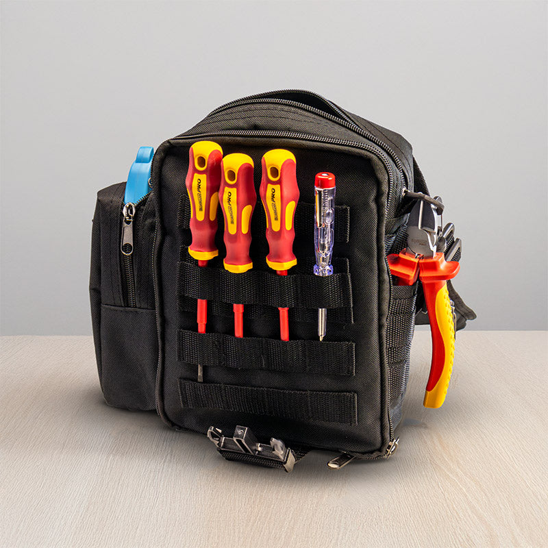 BORMANN Pro Borsa porta attrezzi 19×25cm con 7 Tasche - BTB3020