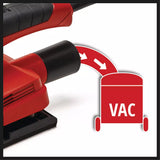 Einhell - Levigatrice Orbitale TC-OS 1520 | 150W | Fissaggio Strappo | 3 Fogli
