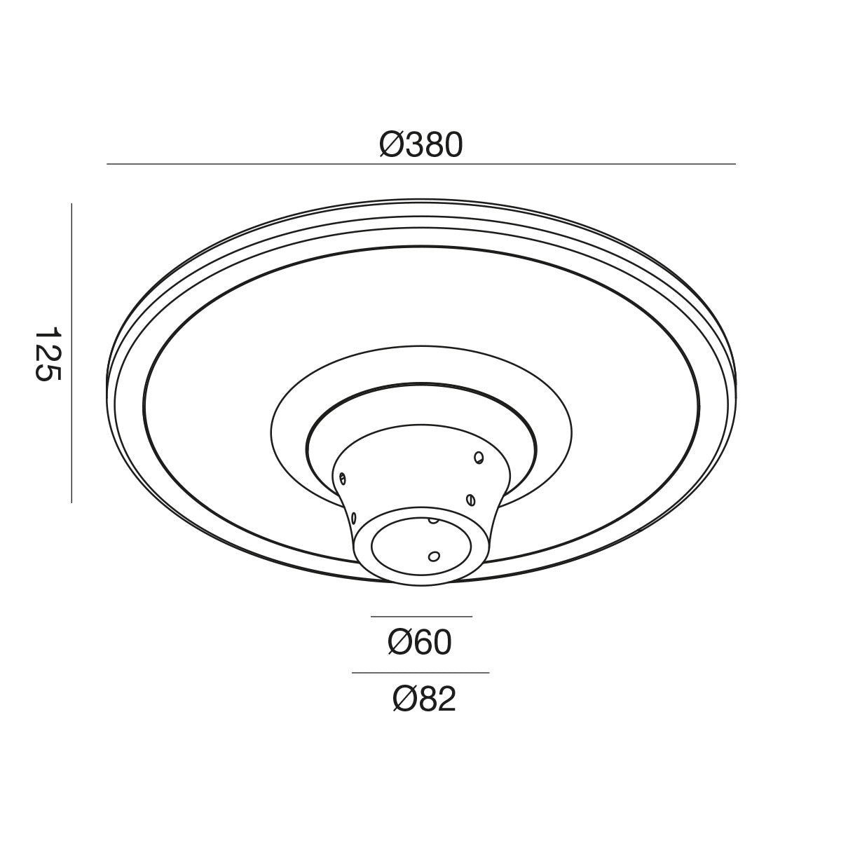 GEA LUCE Proiettore testapalo (lampione stradale) a LED 80W 220V AC - GES2250