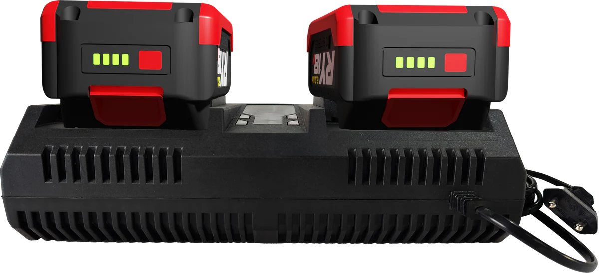 Kit Castellari Soffiatore RY30G con 2 Batterie da 18V e Caricabatterie Rapido [BUNDLE]