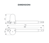 Kit automazione per cancelli a 2 battenti 24V 900KSTAR3324ES - Key Automation