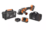 AEG Smerigliatrice Angolare Brushless 18V, 2x5.0Ah - BEWS 18-115BLPX2-502TB