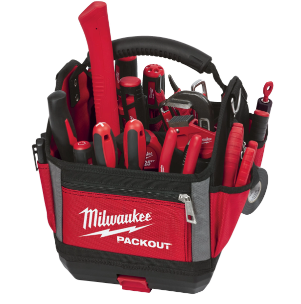 Milwaukee PACKOUT™ Borsa portautensili aperta 25 cm Borsa professionale resistente con base rigida - 4932464084