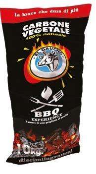 Carbonella EL GAUCHO 10 kg – Carbone vegetale ad alto rendimento per barbecue e griglie professionali