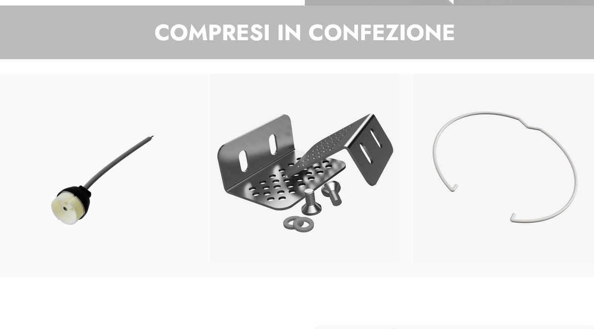 Faretto in gesso da incasso quadrato per lampade GU10 - CSF040