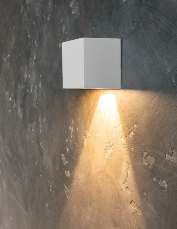 GEA LUCE Applique per esterno monoemissione con alette regolabili CCT 10W IP65