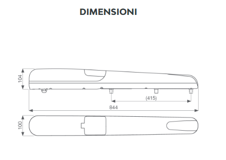 Key Automation Kit connesso per cancelli a battente fino a 3 mt 24V - 900KRAY2524EK
